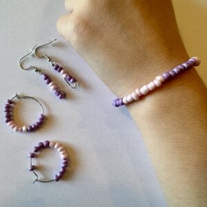 Confettie van kralen